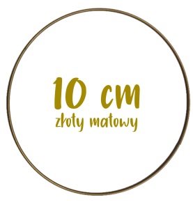 Obręcz metalowa, koło z drutu do łapaczy snów 10 cm