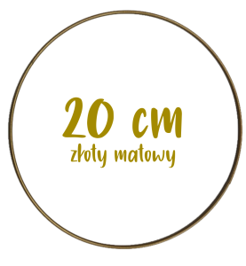 Obręcz metalowa, koło z drutu do łapaczy snów 20 cm