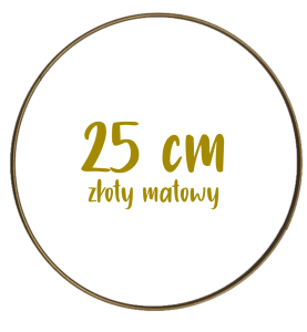 Obręcz metalowa, koło z drutu do łapaczy snów 25 cm