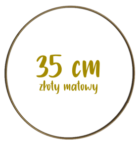 Obręcz metalowa, koło z drutu do łapaczy snów 35 cm