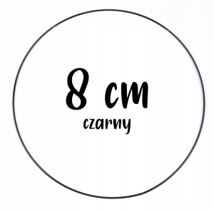 Obręcz metalowa, koło z drutu do łapaczy snów 8 cm