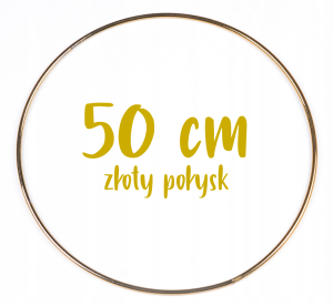 Obręcz metalowa, koło z drutu do łapaczy snów 50 cm