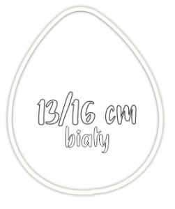 Metalowy Jajko do wianków, stroików i łapaczy snów 13/16 cm