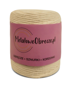 Sznurek bawełniany NATURALNY 3 mm  200 m