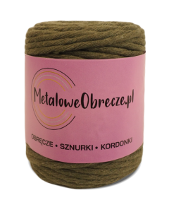 Sznurek bawełniany KHAKI 5 mm 50 m