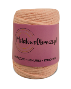 Sznurek bawełniany RÓŻOWY 5 mm 50 m