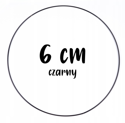 Obręcz metalowa, koło z drutu do łapaczy snów 6 cm