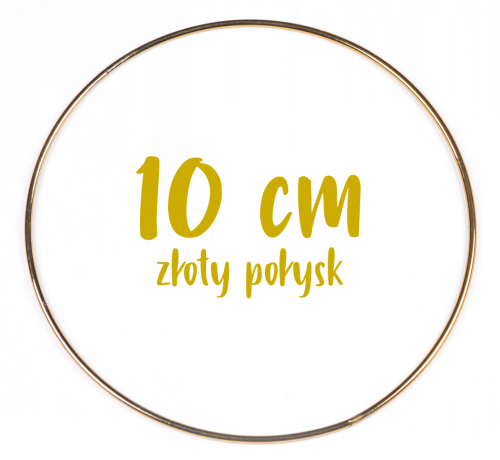 Obręcz metalowa, koło z drutu do łapaczy snów 10 cm