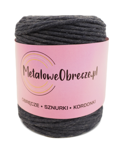 Sznurek bawełniany GRANATOWY 3 mm  100 m 