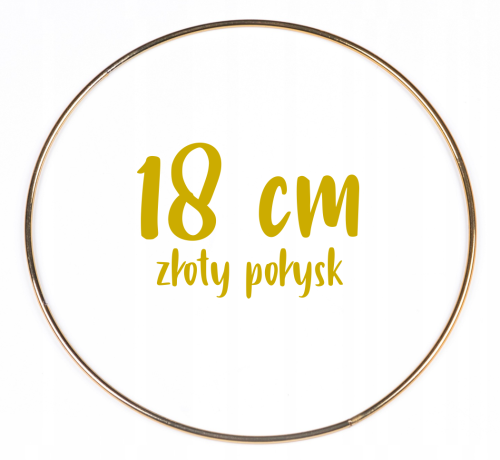 Obręcz metalowa 18 cm